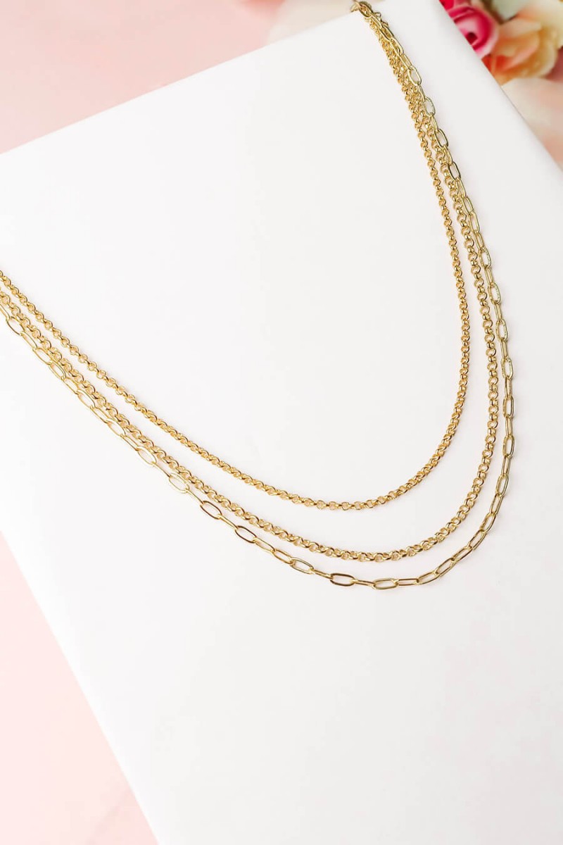 mix de colares folheados colar mix de correntes sweet lucy comprar colar feminino online