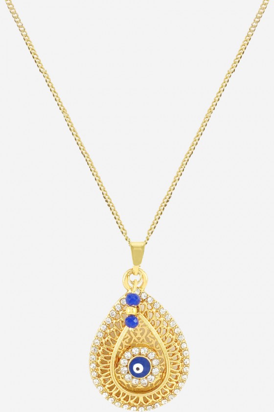 colar pingente gota olho grego colar olho grego dourado colar feminino sweet lucy bijuterias de luxo online bijuteria fina