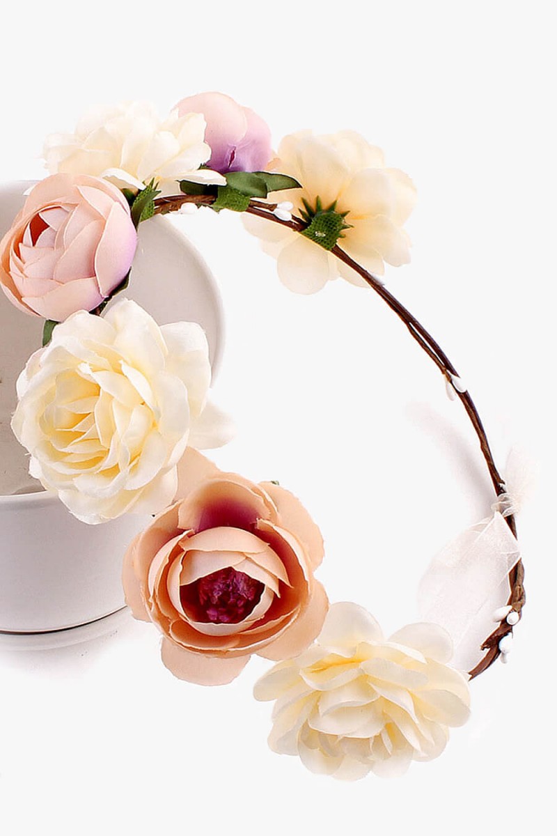 headband de flores para casamento diurno headband de flores artificiais comprar tiara de flores para cabelo onde comprar