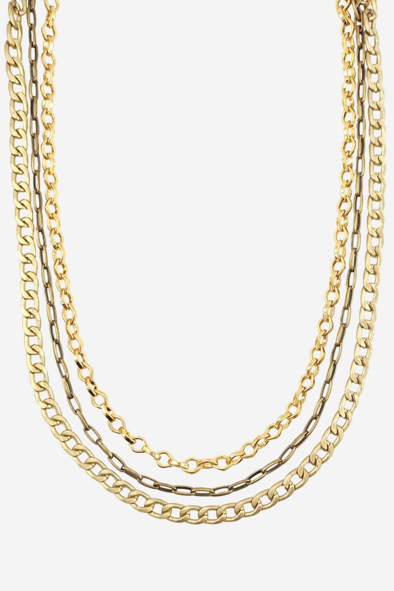 mix de colares correntaria colar corrente dourada colar feminino sweet lucy colar bijuteria fina trio de colares