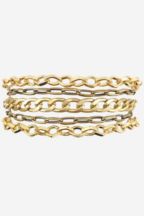 pulseira feminina correntes fecho dourado sweet lucy pulseira de correntes pulseiras bijuterias finas