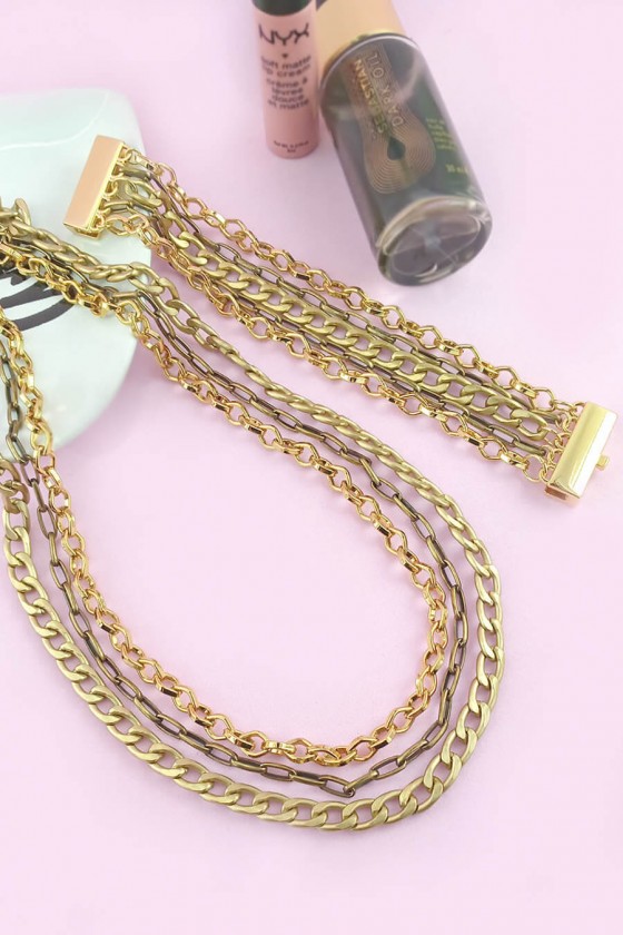 colar grande colares grandes maxi colar corrente dourada maxi colares sweet lucy max colares dourado correntes douradas