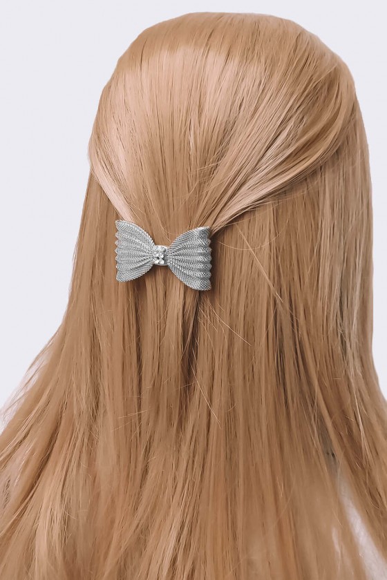 presilha de laço para cabelo acessorio de cabelo presilha de laço strass laço de cabelo presilha de cabelo elegante