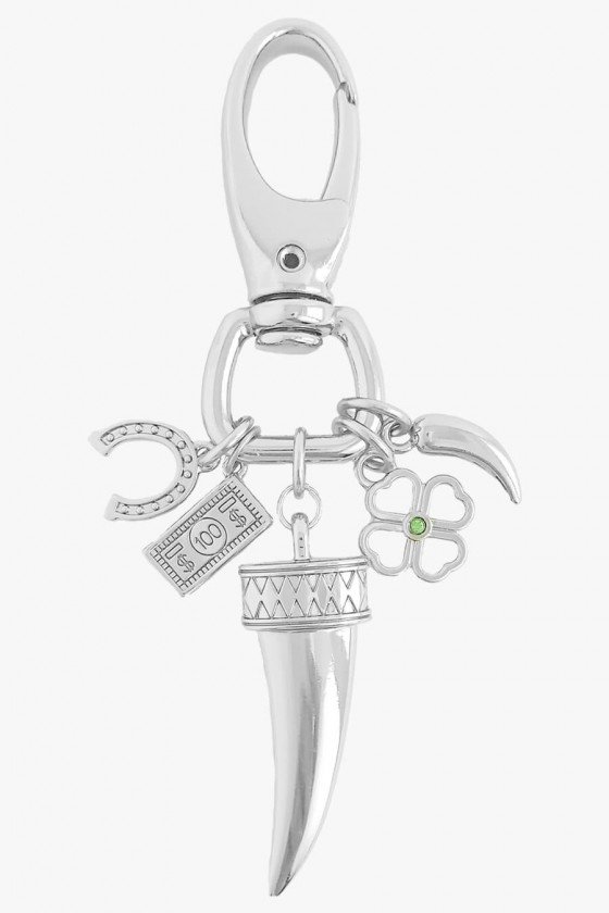 chaveiro da sorte chaveiro de proteção chaveiro para bolsa de praia chaveiro prata dente de leão