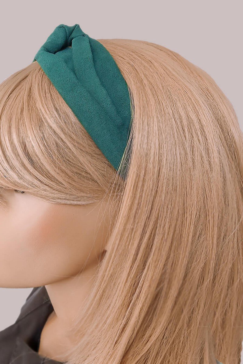 faixa para cabelo feminina faixa de cabelo verde acessórios para cabelo sweet lucy faixa de cabelo suede verde