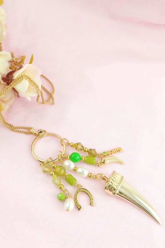 colar longo pingente dente de leão colar longo sweet lucy