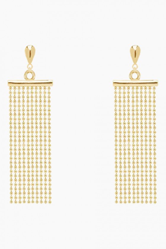 brinco de festa dourado brinco comprido dourado brinco longo dourado brinco comprido semijoia brincos longos dourados