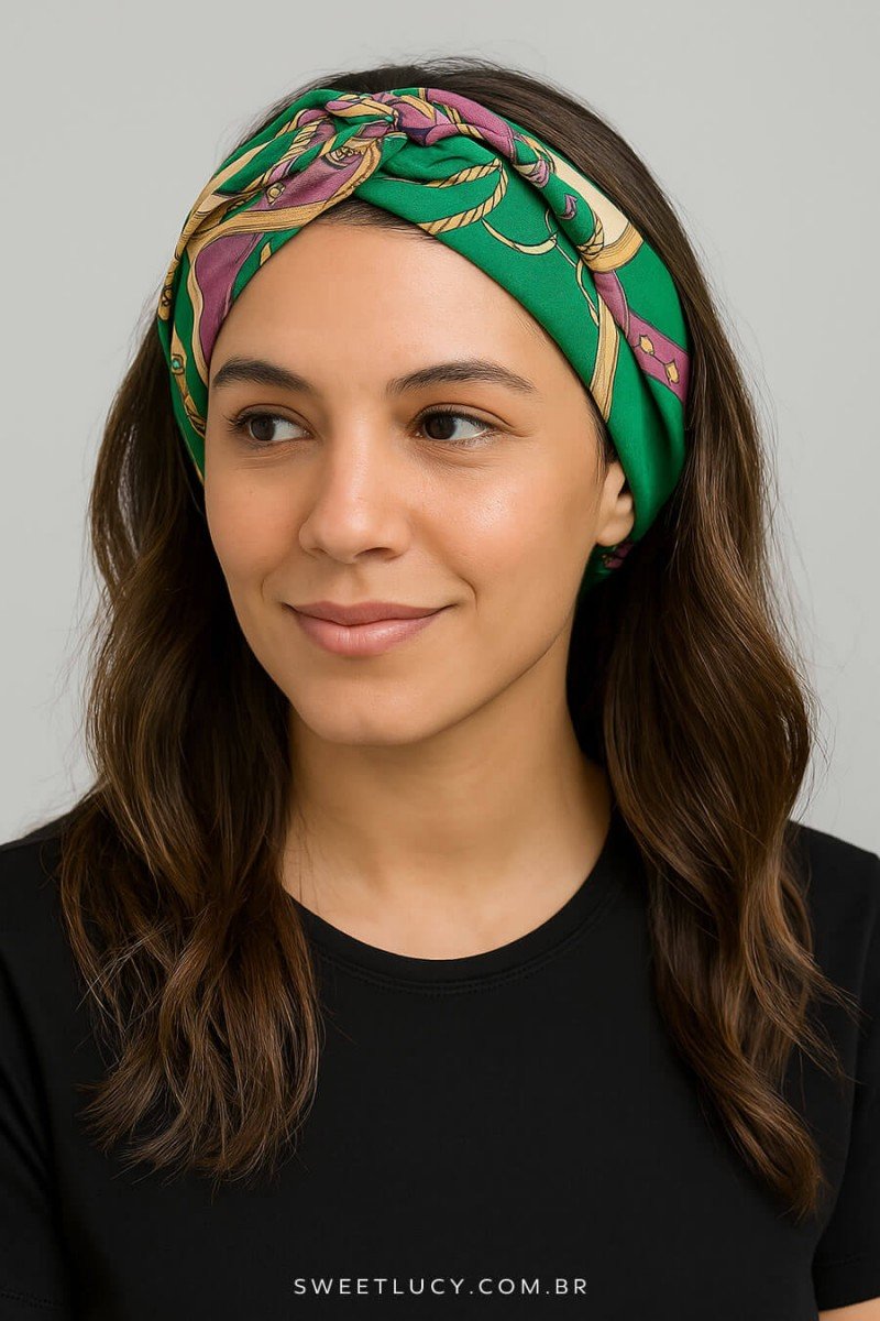 faixa de cabelo feminina verde faixa de cabelo estampada verde faixas de cabelo faixa de cabelo grossa faixa de cabelo larga