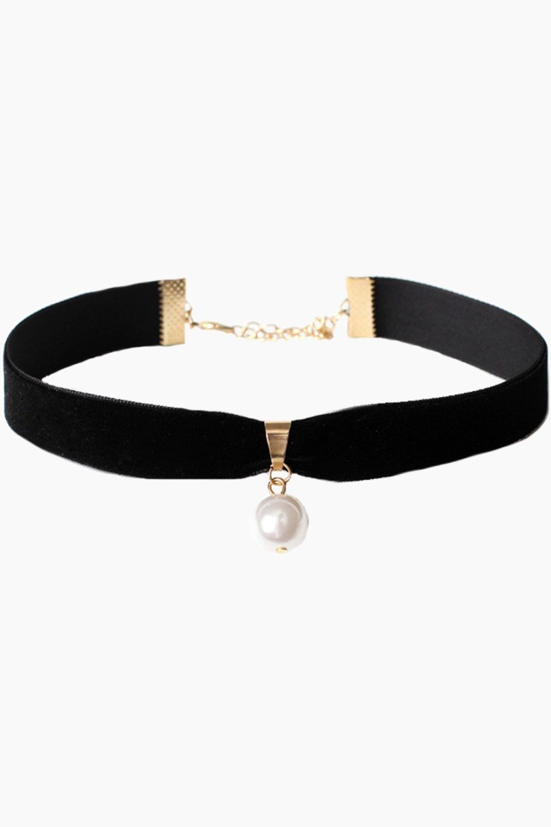 choker de tecido pingente perola chokers online colar online