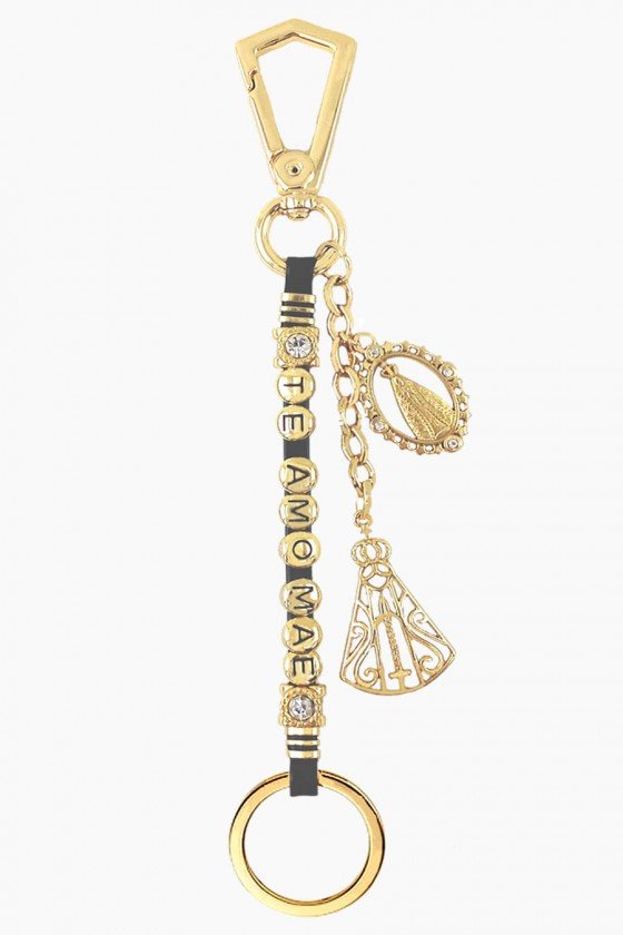 chaveiro de nossa senhora aparecida chaveiro couro feminino chaveiros femininos de couro chaveiro luxo