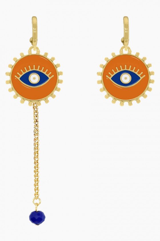 brincos assimétricos sweet lucy brincos de olho grego brinco feminino online brinco comprido dourado