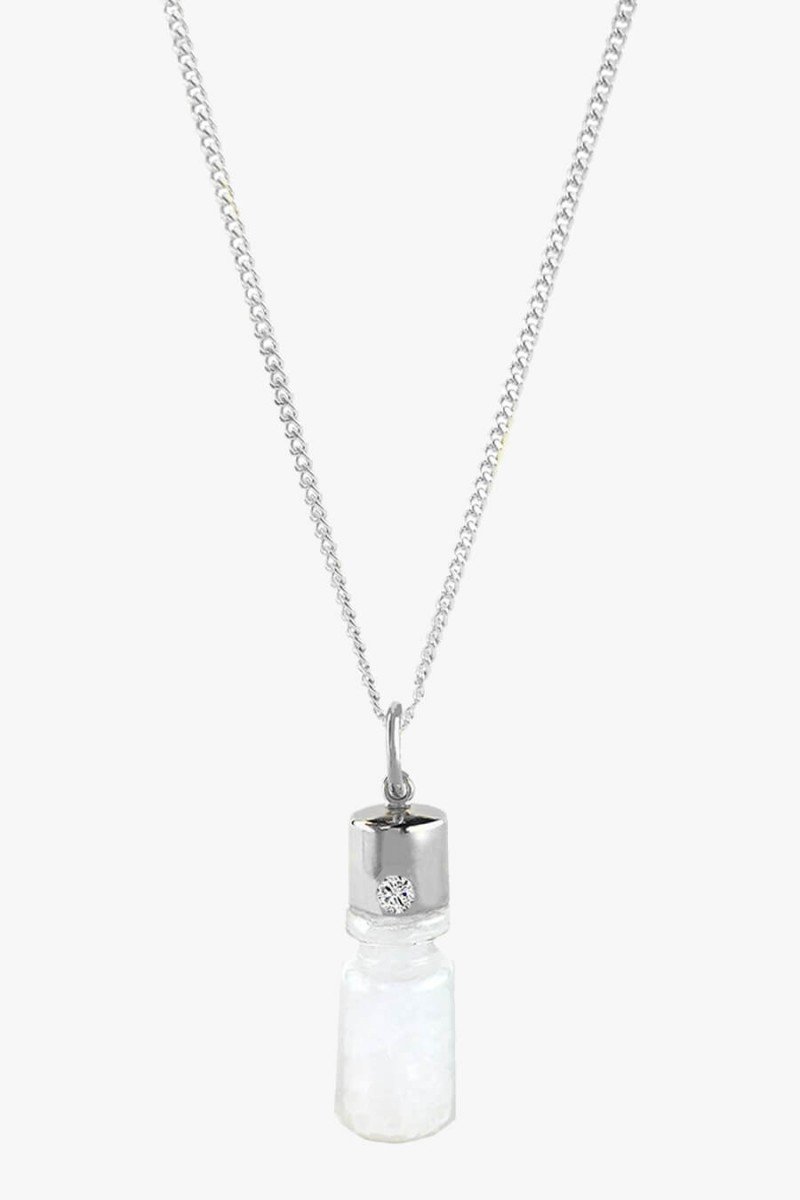colar prata vidro de sal colar prata amuleto da sorte colares amuletos colar da sorte colar de proteção