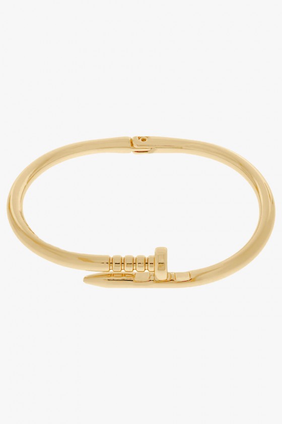 bracelete feminino ouro pulseira prego dourada comprar pulseiras sweet lucy
