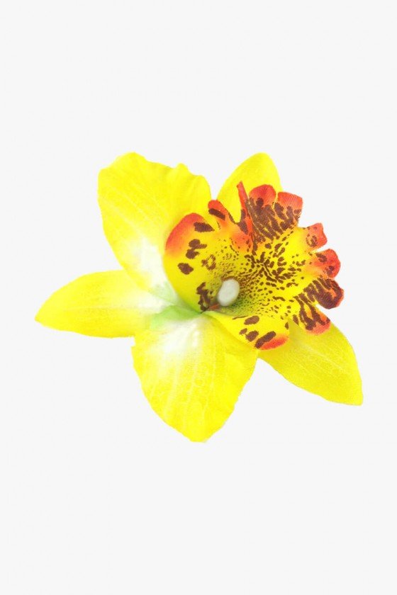 prendedor flor de cabelo amarela presilha de flor para cabelo prendedor de flores para cabelo