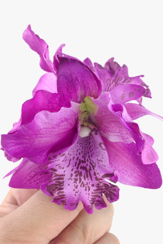 Prendedor Flor de Cabelo Purple Elise