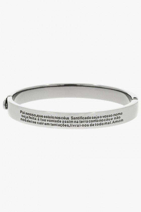 pulseira pai nosso bracelete oração pai nosso pulseira religiosa