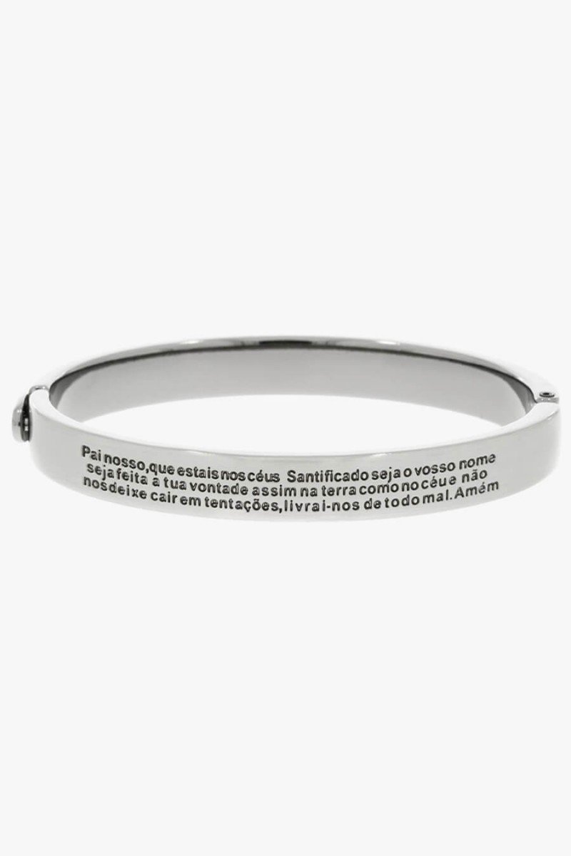 pulseira pai nosso bracelete oração pai nosso pulseira religiosa