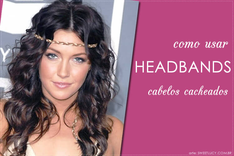 headband em cabelo comprido cacheado headband em cabelo comprido cacheado