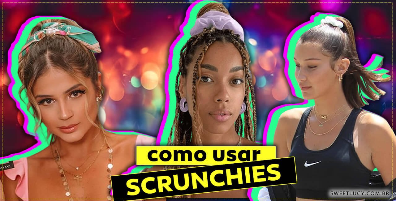 como usar scrunchies