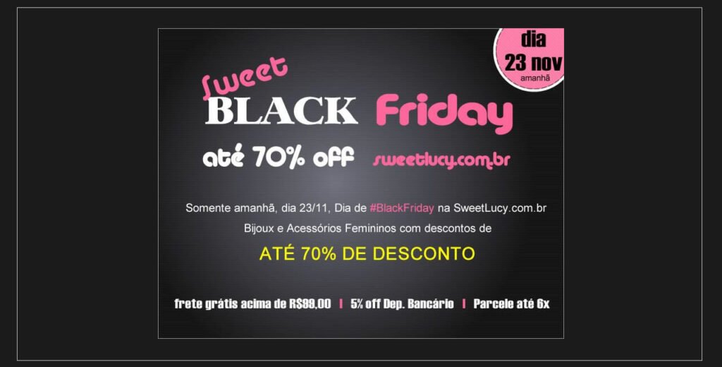 black friday 2012 sweet lucy bijuterias acessorios femininos online