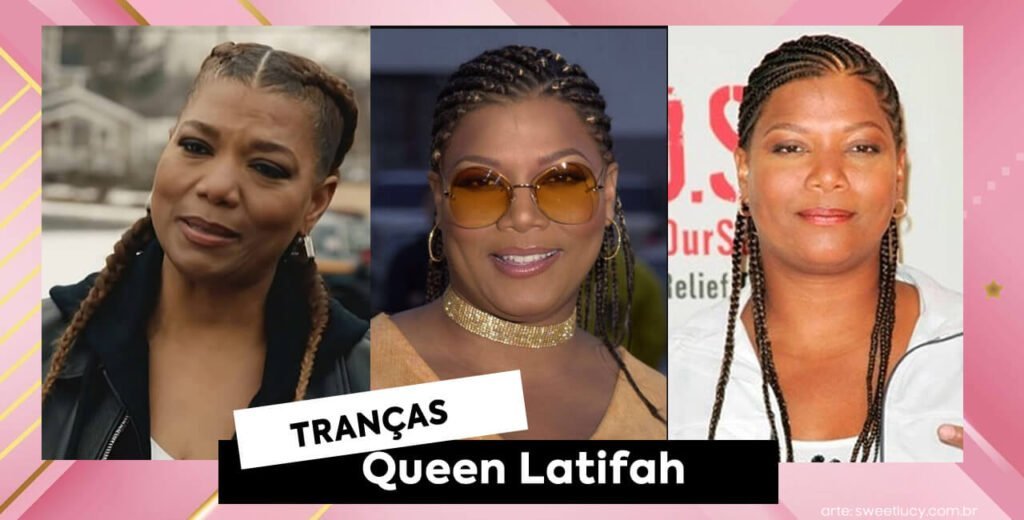 penteado tranças queen latifah