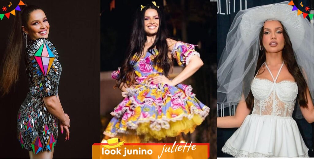 looks de festa junina celebridades juliette