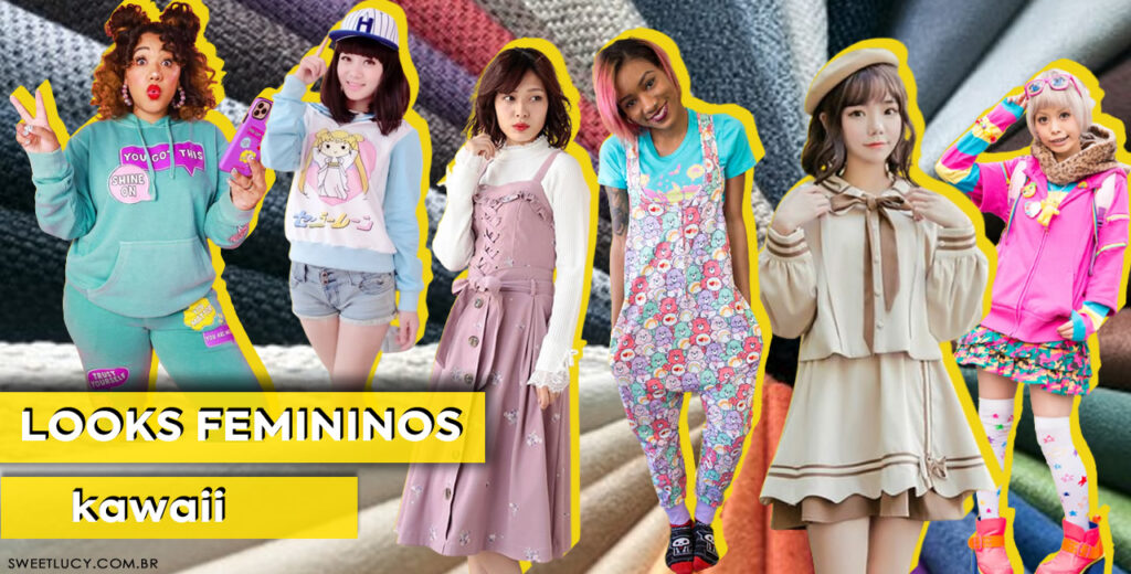 nomes de looks femininos kawaii looks femininos