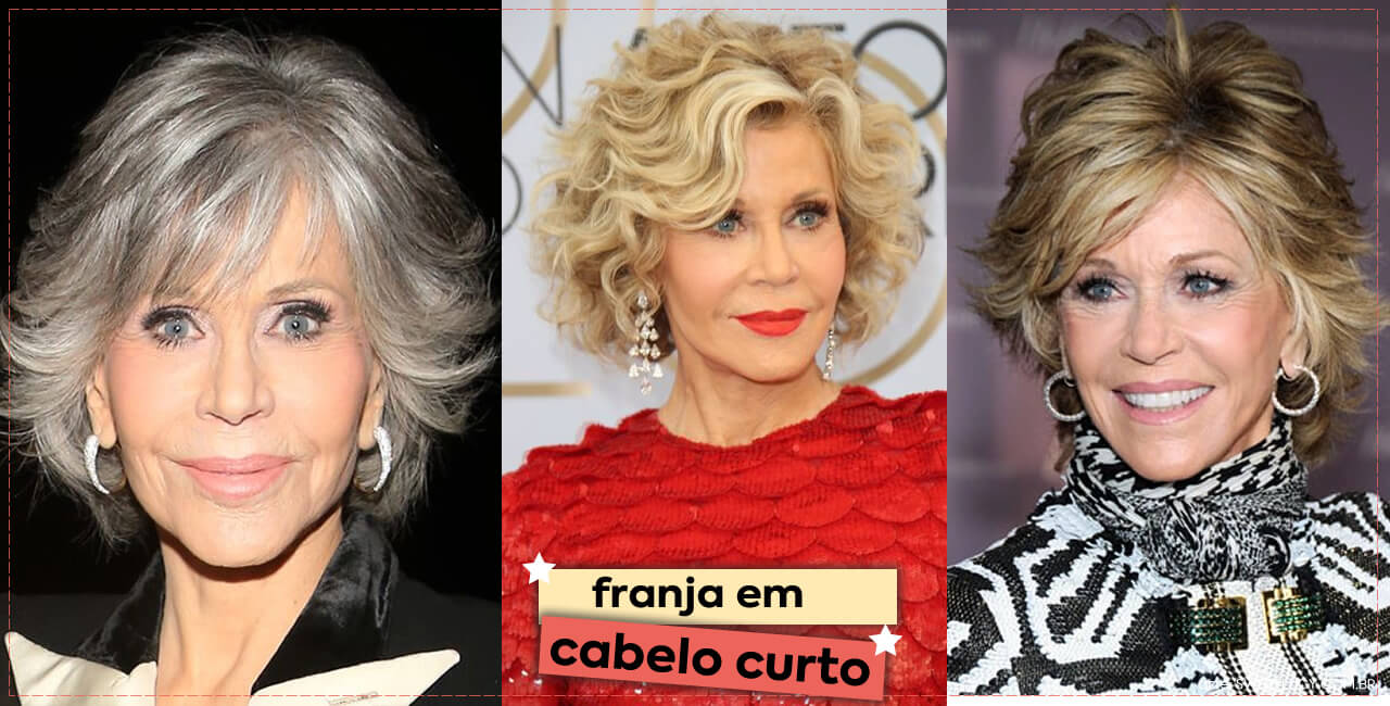 quem tem 50 anos pode usar franja tipo de franja cabelo curto