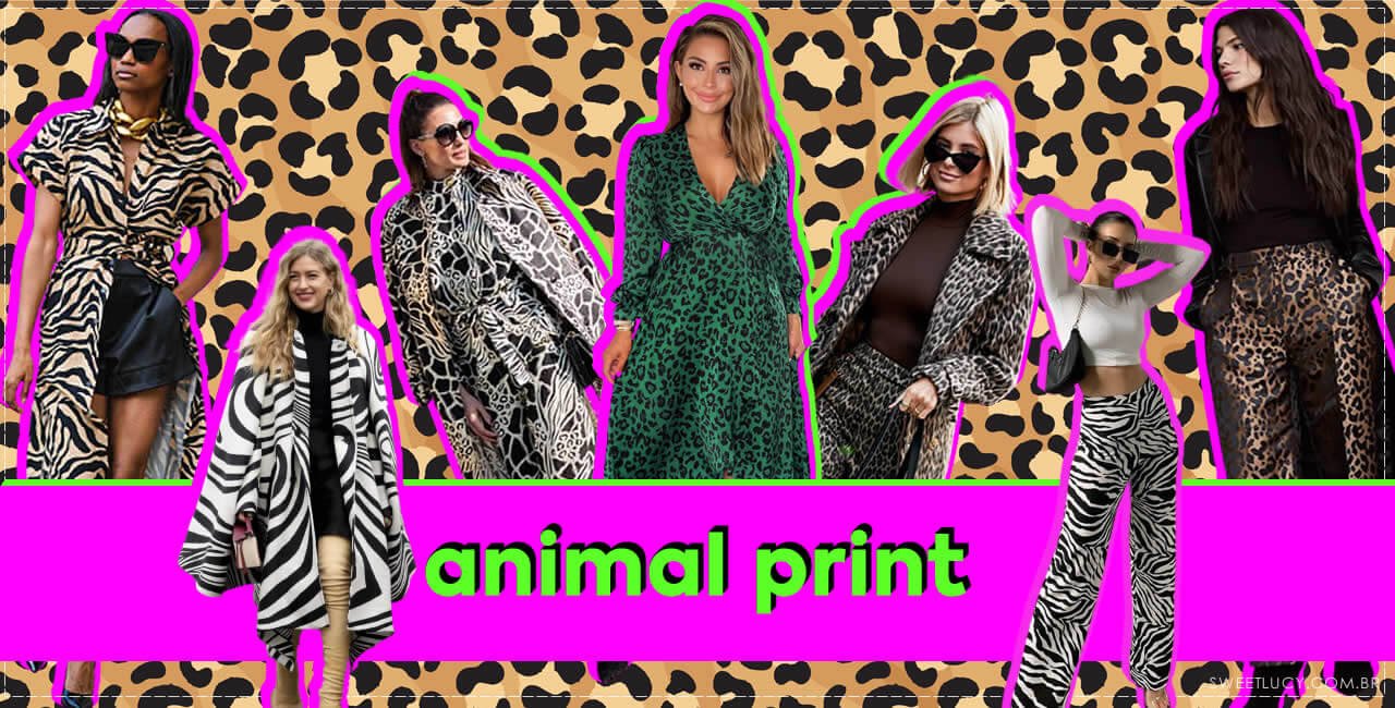 animal print estampa de animais