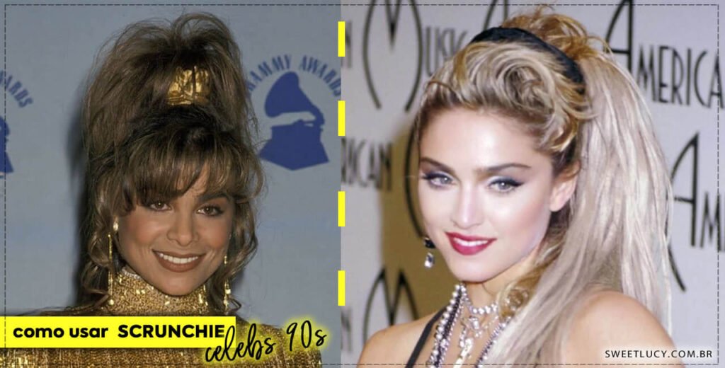 scrunchies anos 90 celebridades
