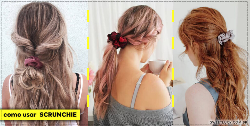 scrunchie como usar