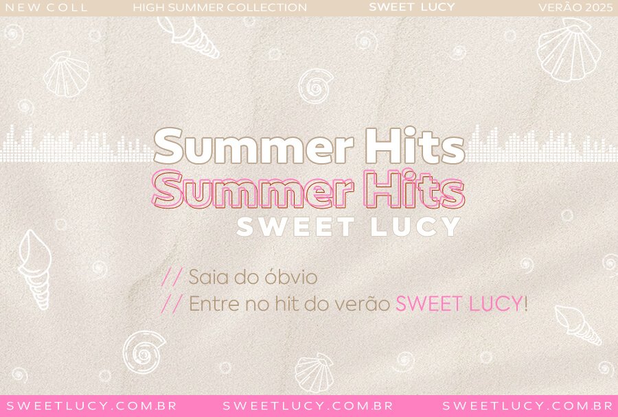 coleção de joias semijoias bijuterias coleção de verão sweet lucy