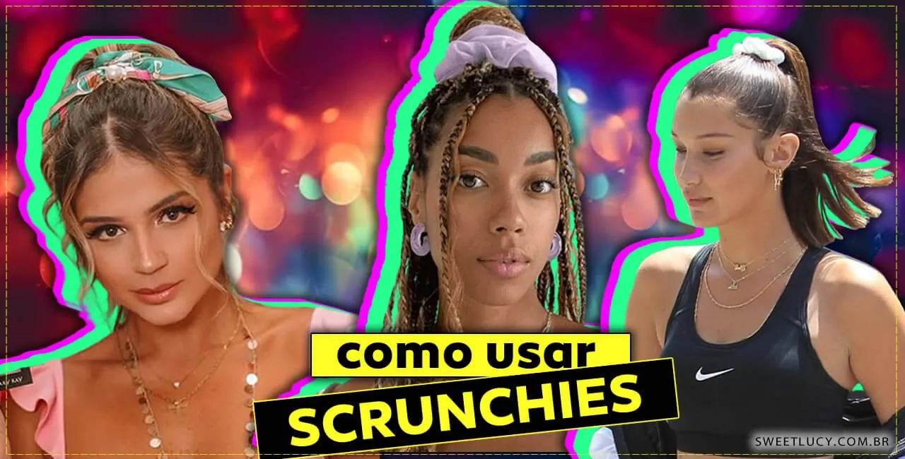 como usar scrunchies