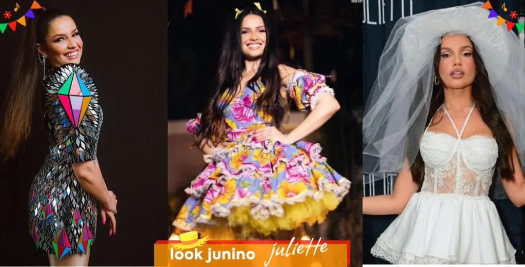 looks de festa junina celebridades juliette look festa junina 2024