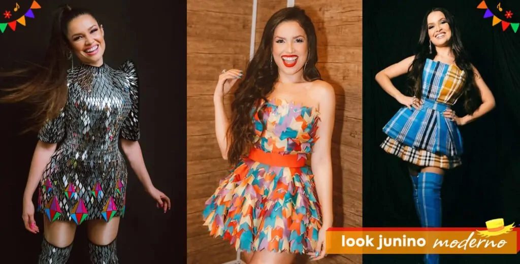 looks femininos para festas juninas look festa junina 2024 look festa junina chique
