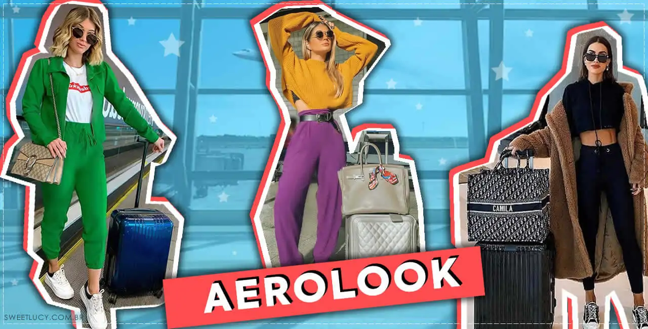 aerolook look para viajar de avião