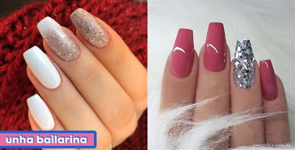 unha bailarina média