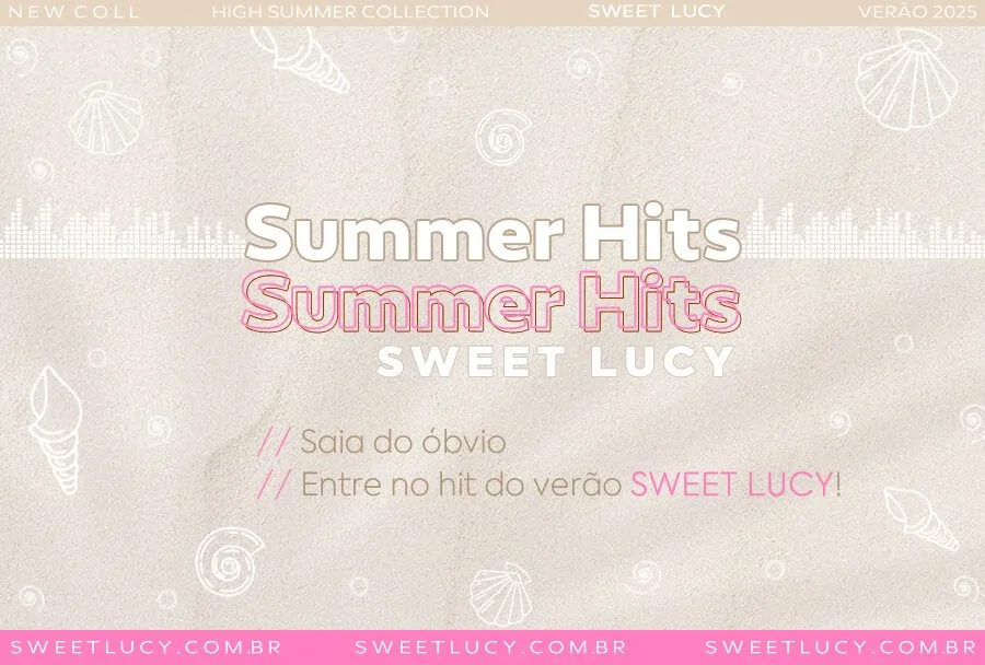 coleção de joias semijoias bijuterias coleção de verão sweet lucy